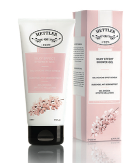 Silky effect shower gel